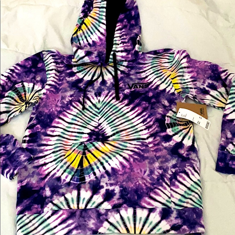 Vans Tie Dye Sweater 💙💜💛 SizeSz SM